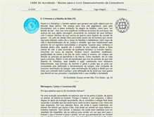 Tablet Screenshot of casasriaurobindo.com.br